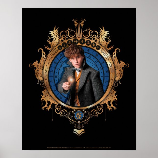Poster Portrait NEWT SCAMANDER™ (Devant)