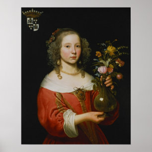 Poster Portrait of a Young Girl