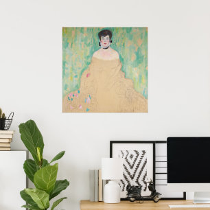 Poster Portrait of Amalie Zuckerkandl by Gustav Klimt