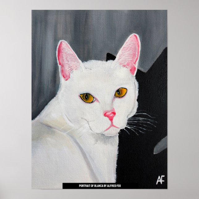 Poster Portrait of Blanca Painting by Alfred Fox (Devant)