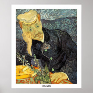Poster Portrait of Doctor Gachet by Vincent van Gogh