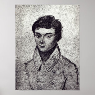 Poster Portrait of Evariste Galois