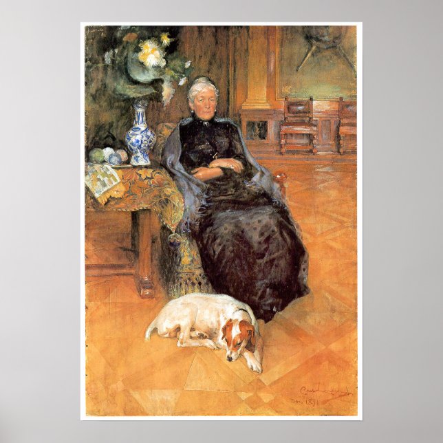 Poster Portrait of Gothilda Furstenberg (Devant)