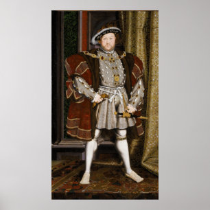 Poster Portrait of Henry VIII by Hans Holbein the Younger