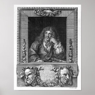 Poster Portrait of Moliere