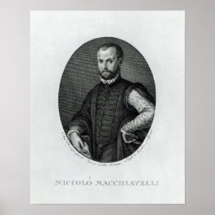 Poster Portrait of Niccolo Machiavelli