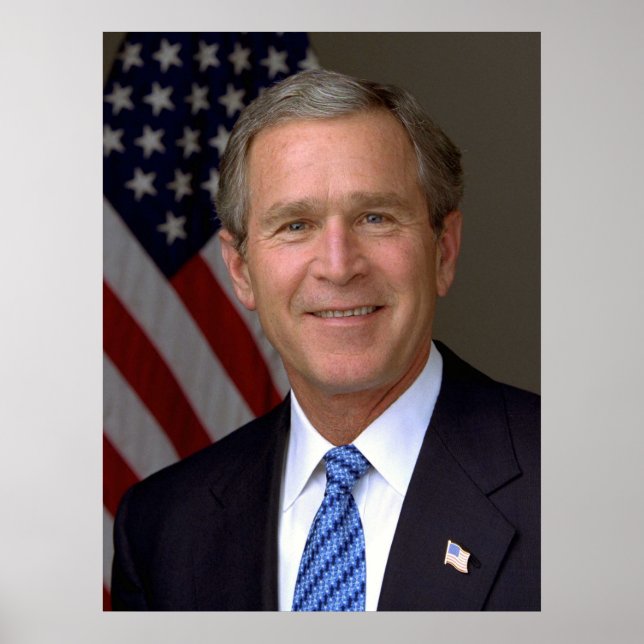 Poster Portrait officiel de George W. Bush (Devant)