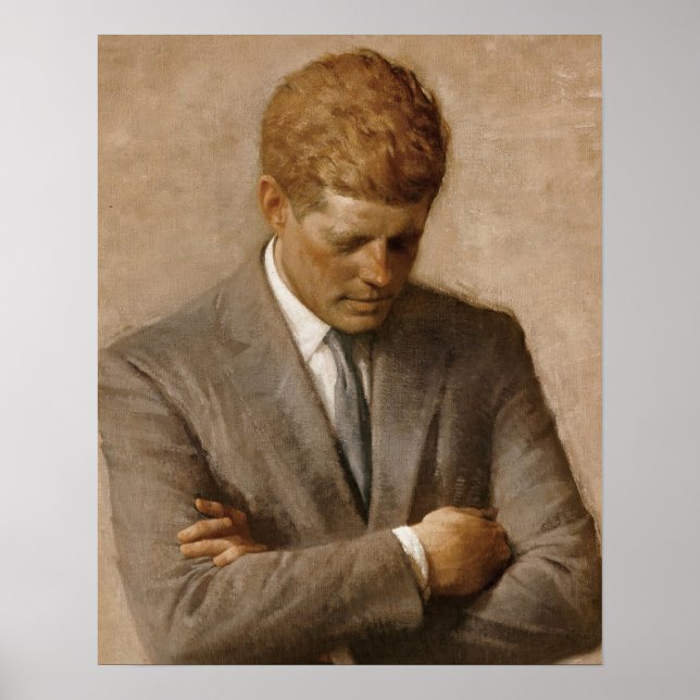 Poster Portrait officiel de John F Kennedy (Devant)