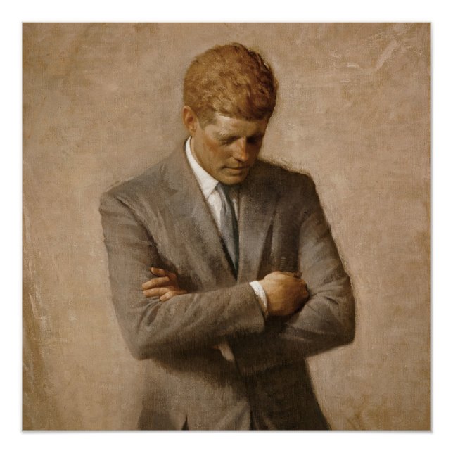 Poster Portrait officiel de John F Kennedy (Devant)