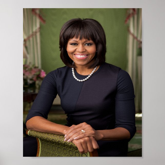 Poster Portrait officiel de Michelle Obama (Devant)