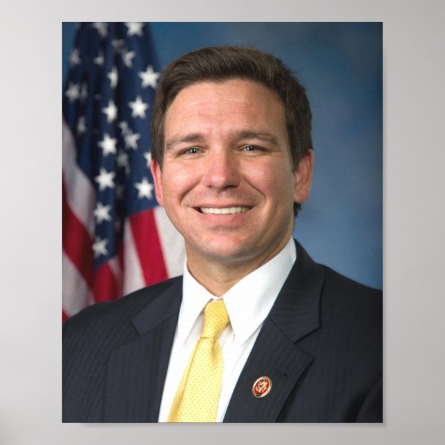 Poster Portrait officiel de Ron Desantis (Devant)