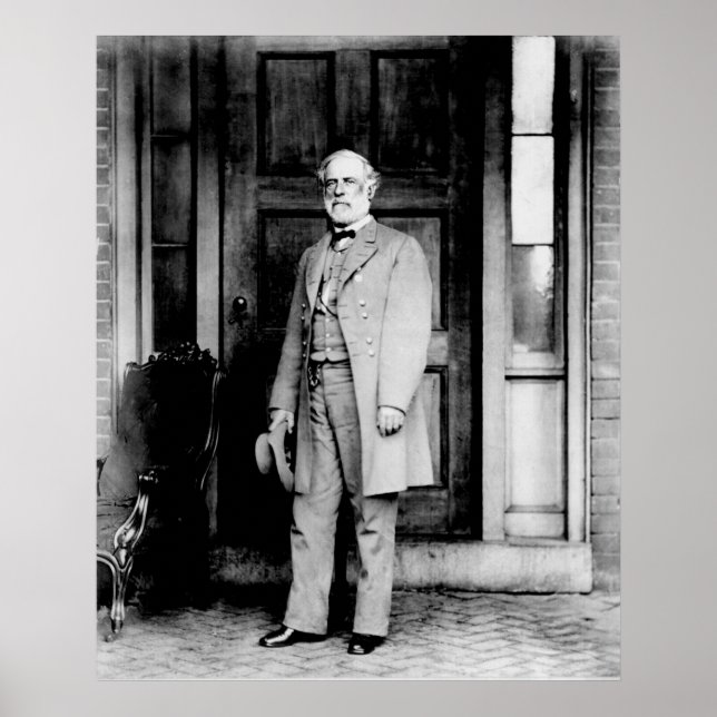 Poster Portrait permanent du général Robert E. Lee (Devant)