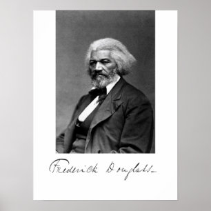 Poster Portrait photo de Frederick Douglass
