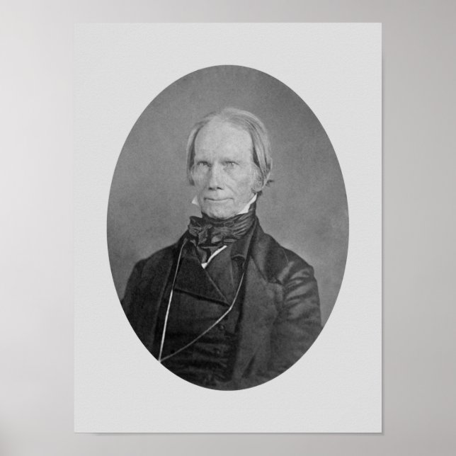 Poster Portrait photo Henry Clay (Devant)
