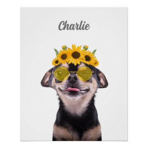 Poster Portrait pour animaux domestiques, art pour chiens