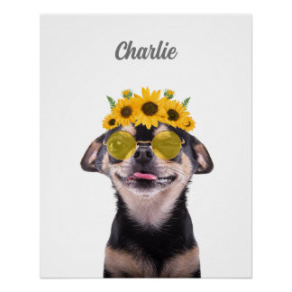 Poster Portrait pour animaux domestiques, art pour chiens