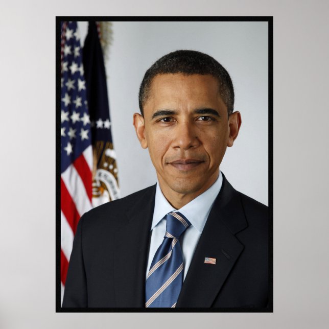 Poster Portrait présidentiel de Barack Obama (Devant)