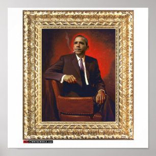 Poster Portrait présidentiel d'Obama