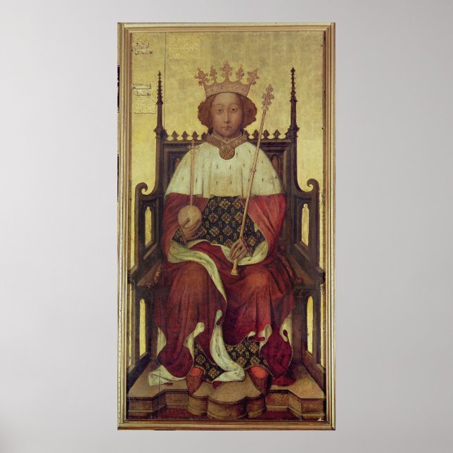 Poster Portrait Richard II "Le Portrait de Westminster" (Devant)