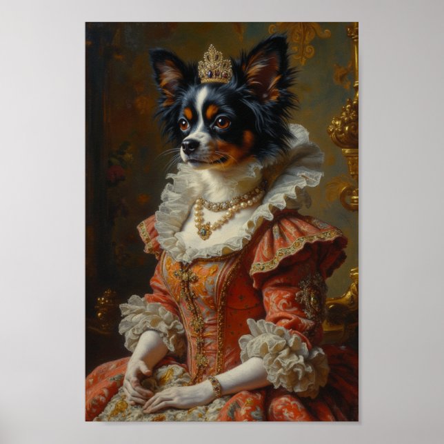 Poster Portrait Royal de Papillon (Devant)