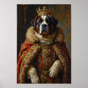 Poster Portrait Royal Saint Bernard