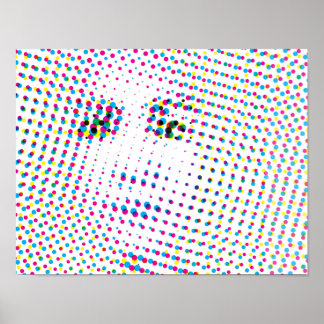 Poster Portrait style pop art
