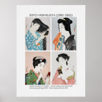 Portraits de femmes japonaises - Goyō Hashiguchi