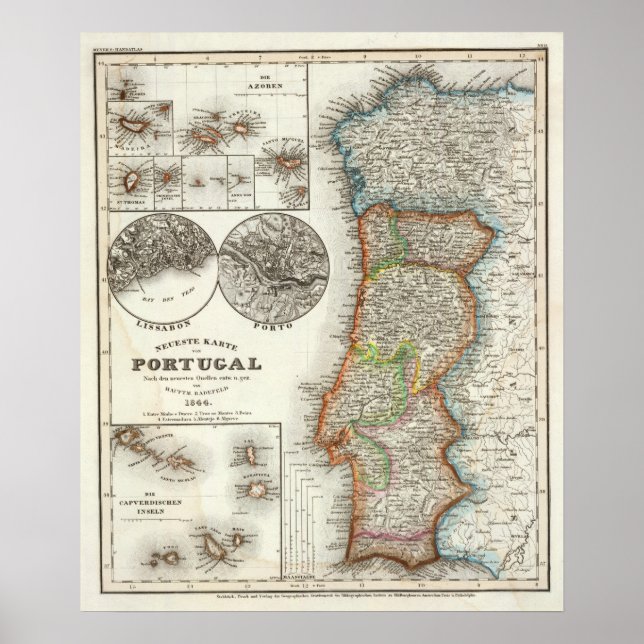 Poster Portugal et Cap-Vert (Devant)