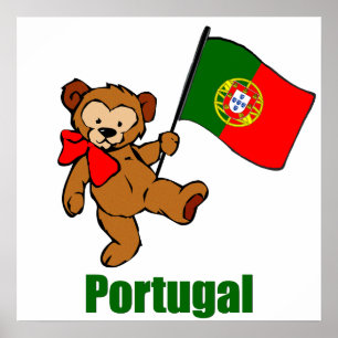 Poster Portugal Teddy Bear