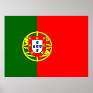 Poster Portuguese Flag (Portugal)
