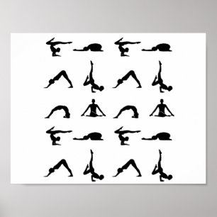 Poster Poses de yoga