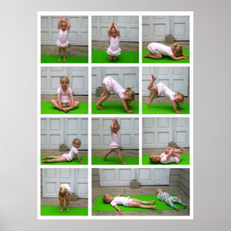 Poster Poses de yoga