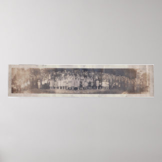 Poster Poseyville EN 1923 Eglise St Francis