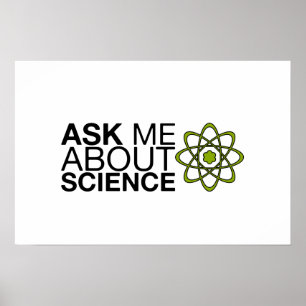 Poster Posez-moi des questions sur la science