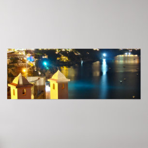 Poster Positano à la nuit - Tours - Photographie Imprimer
