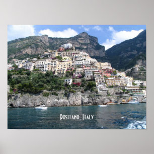 Poster Positano, Italie