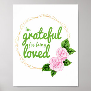 Poster positif good vibes citations pour acceptation de s