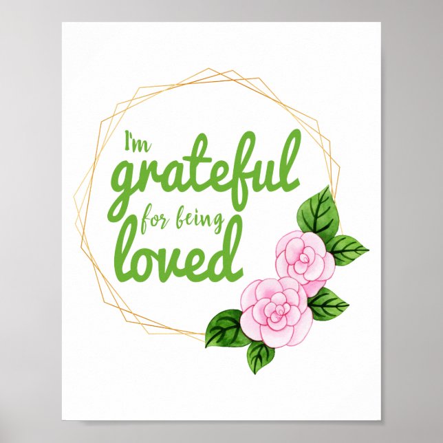 Poster positif good vibes citations pour acceptation de s (Devant)