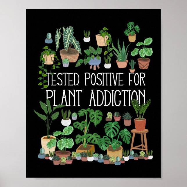 Poster Positif Testé Pour La Toxicité Plante (Devant)