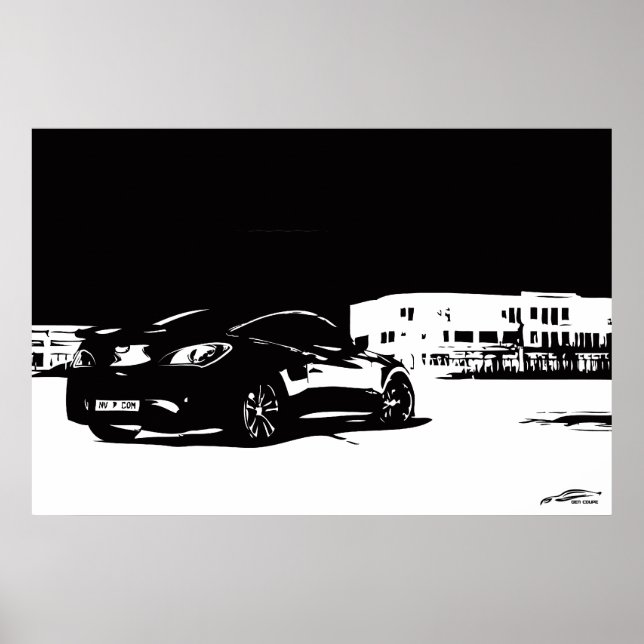 Poster Position arrière Genesis Coupe (Devant)