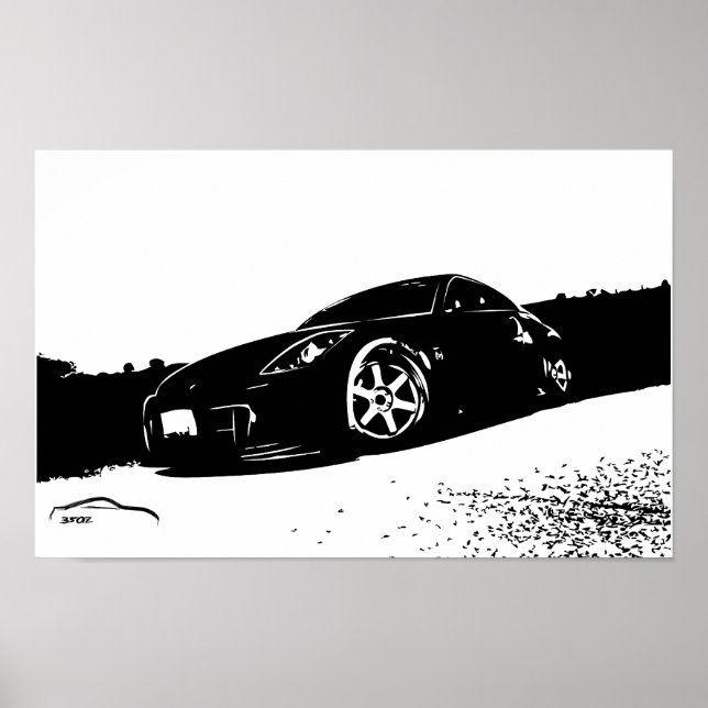 Poster Position avant Nissan 350z (Devant)