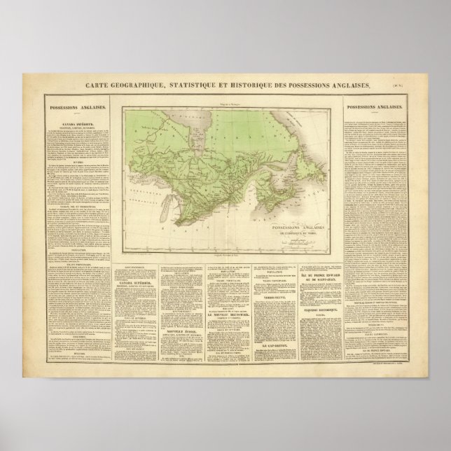 Poster possessions anglaises (Devant)