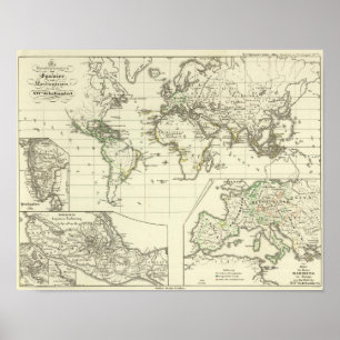 Poster Possessions des Espagnols