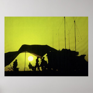 Poster Poste de commandement mobile de l'Armée