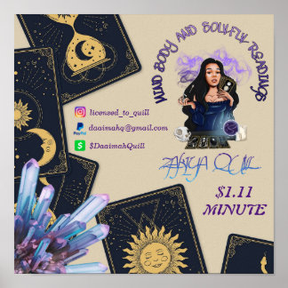 POSTER POSTE DE LECTURE D'ESPRIT ET DE LECTURE SOUPLE