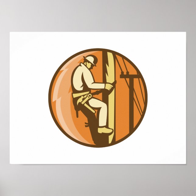 Poster Poste de l'utilitaire d'Escalade électrique de la  (Devant)