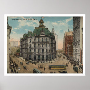 Poster Poste, New York City Vintage Inspiré