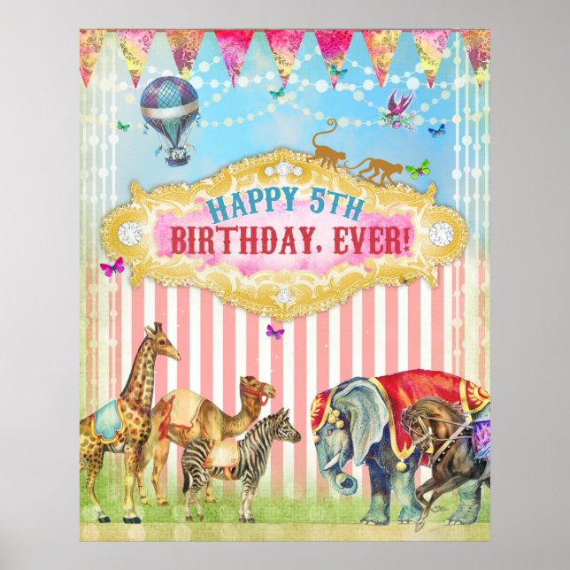 POSTER POSTE VINTAGE CIRCUS GC 2 (Devant)