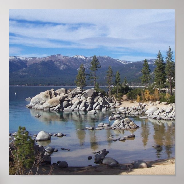 Poster Poster/Art de Sand Harbour Lake Tahoe (Devant)
