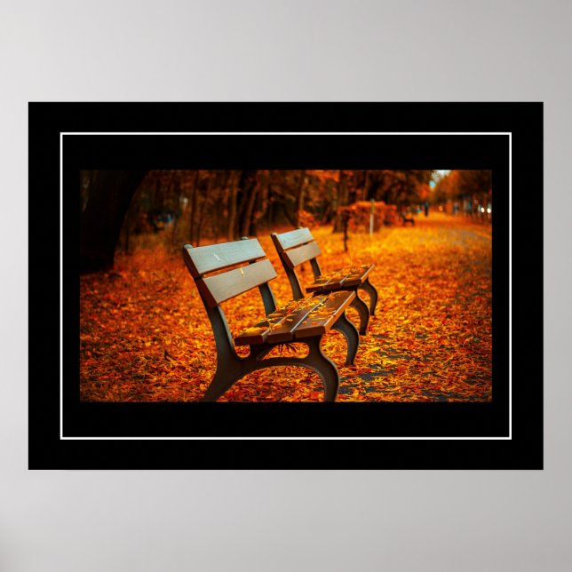 Poster Poster-Automne Scène Automne (Devant)